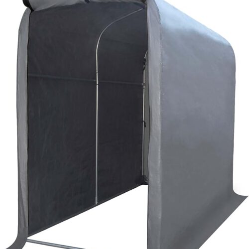 Tente de Stockage Imperméable pour Abri de Jardin pour Vélo / Moto - Cadre en Acier Galvanisé et Toit en Bâche Résistant aux UV