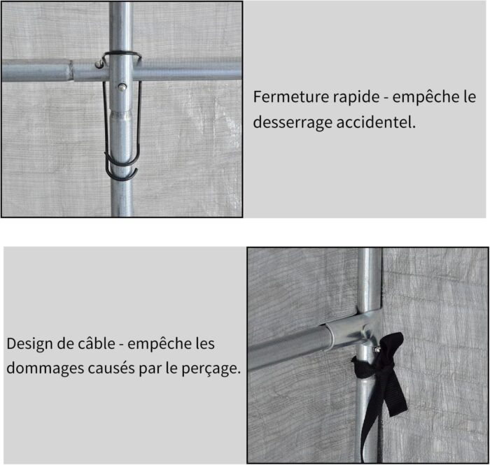 Tente de Stockage Imperméable pour Abri de Jardin pour Vélo / Moto – Image 4